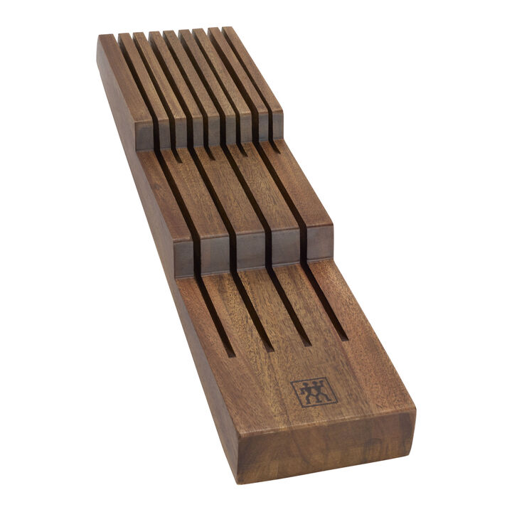 Storage, Beechwood, In-drawer Knife Organizer, large 1