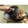 Bellamonte, Cocotte rotonda - 24 cm, nero, small 12