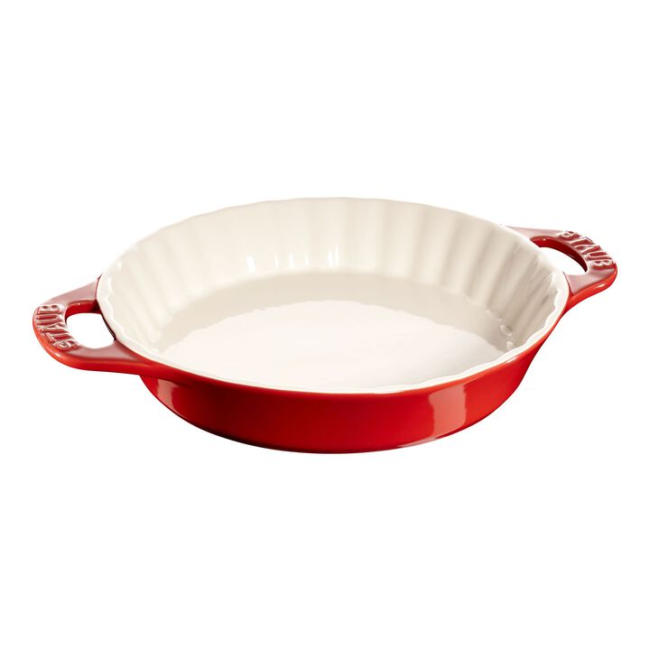 Ceramique, Tortiera rotonda - 28 cm, ciliegia, large 1