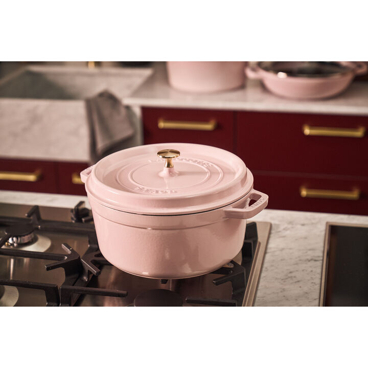 La Cocotte, 3.7 l cast iron round Cocotte, sorbet rose, large 2