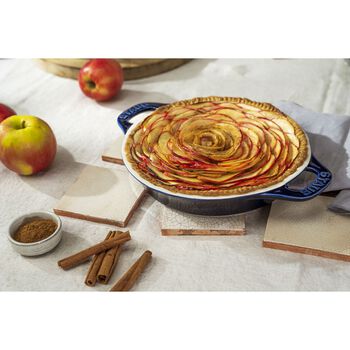 Turta Kabı | seramik | 24 cm | Koyu Mavi,,large 3