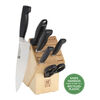 Four Star Eco, 7-pc, Knife block set, natural, small 1