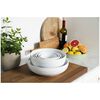 Stoneware, 11.5-inch, Shallow Serving Bowl, white, small 4