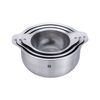 Prep, 6-pc, Bowl and Strainer Set, silver, small 4