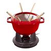 Specialities, 20 cm Cast iron Fondue Set cherry, small 1