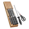 Pro, 10-pc, Block Set with Beechwood In-Drawer Knife Tray, natural, small 1