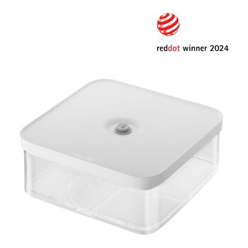 CUBE Saklama Kabı L / 21 cm, şeffaf-beyaz,,large 1