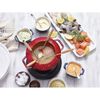Specialities, 16 cm Cast iron Fondue Set cherry, small 3
