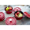 Cast Iron, 0.25 qt, Mini Round Dutch Oven, cherry, small 2