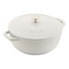 Cast Iron, 3.75 qt, French oven, pure-white - Factory Second, small 1