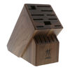 Storage, Walnut, TWIN Knife Block Empty, small 1