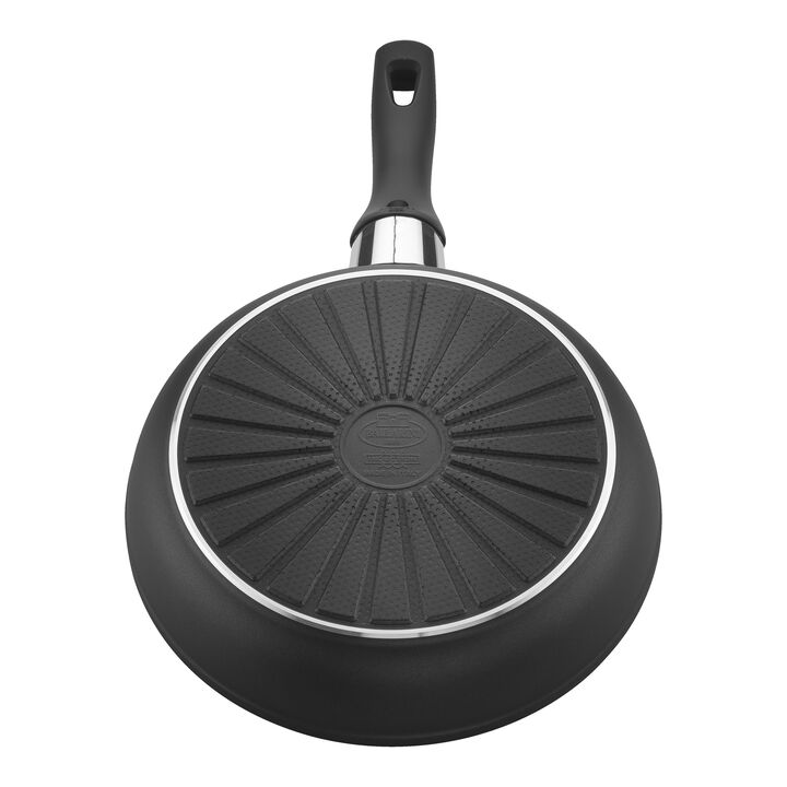 Bari, Stegepandesæt Keramisk Non-Stick Belægning, 3-dele/ 20/24/28 cm, Stengrå, Aluminium, large 4