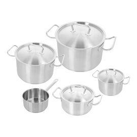 Set de casseroles et de poêles, 5-pces