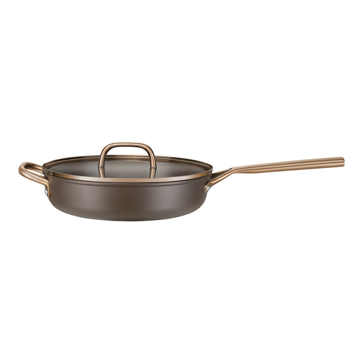 Milano, Caçarola baixa para saltear com tampa de vidro 28 cm, Alumínio, large 2