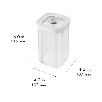CUBE Saklama Kabı 2S / 11 cm, şeffaf-beyaz,,large 2