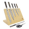 BLACK 5000MCD67, 8-pc, Knife block set, brown, small 1