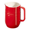 Ceramique, 1 l ceramic Pitcher cherry, small 3
