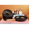 Cast Iron, 4 qt, Round, Dutch Oven Buster And Punch, Black Matte, small 2