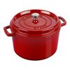 La Cocotte, 4.75 l cast iron round Tall cocotte, cherry - Visual Imperfections, small 1
