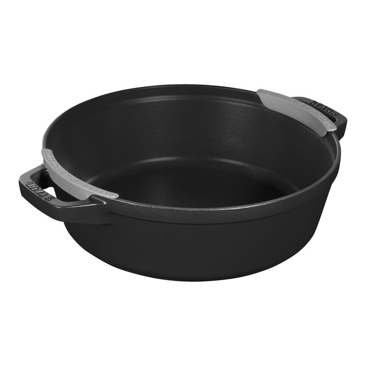 Stackable Set, 3-pz., Set di pentole, nero, large 3