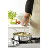 Industry 5, 3 qt Saut&eacute; Pan With Helper Handle And Lid, 18/10 Stainless Steel , small 4