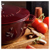 Cast Iron, 5 qt, Essential French Oven, grenadine, small 4
