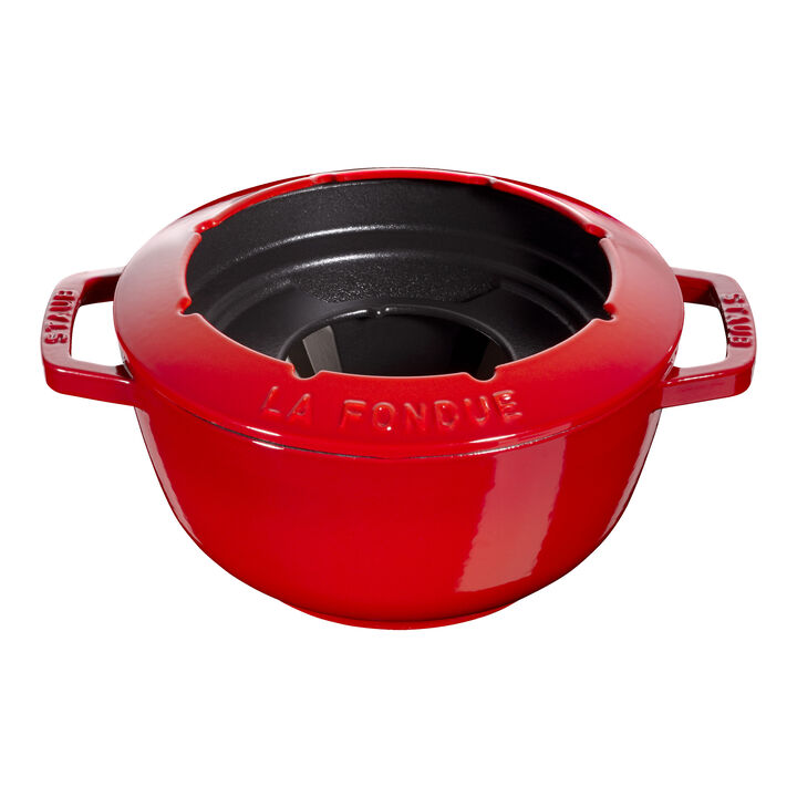Specialities, 20 cm Cast iron Fondue Set cherry, large 4