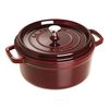 Cast Iron, 13.25 qt, Round, Dutch Oven, Grenadine, small 1