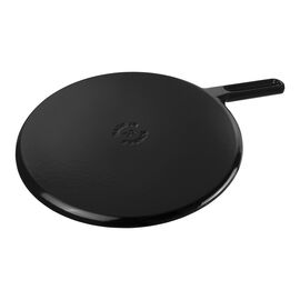 Crepera 30 cm, Hierro fundido, Negro brillante