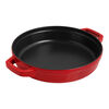 Stackable Set, 3-pcs Cast iron Pot set Stackable cherry, small 2