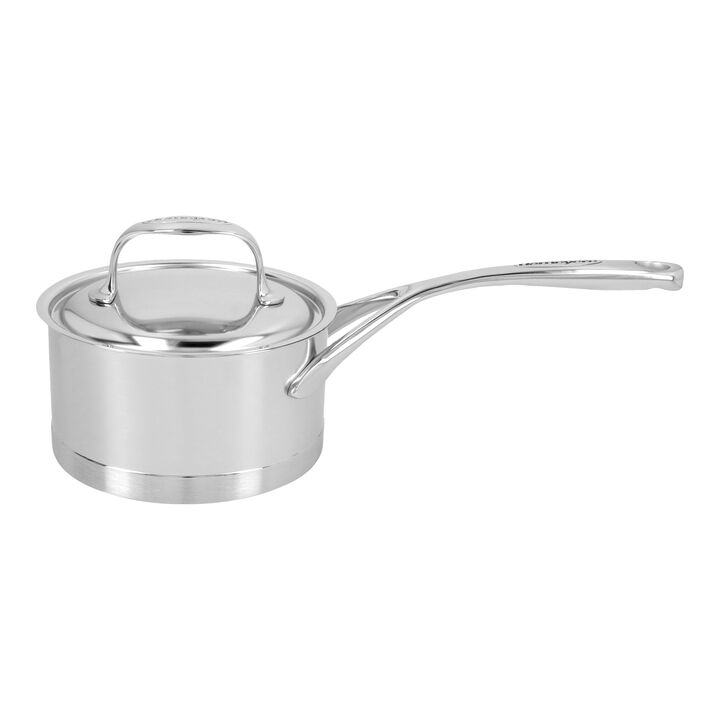 Atlantis 7, Stieltopf mit Deckel 14 cm, 18/10 Edelstahl, Silber, large 1