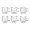 Sorrento, service de verres &agrave; cappuccino &agrave; double paroi, 6-pces, small 1