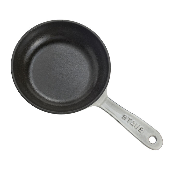 Cast Iron, 6.5-inch, Petite Frying Pan, White Truffle, large 3