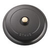 Cast Iron, 3.5 qt, Braiser, Black Matte, small 3