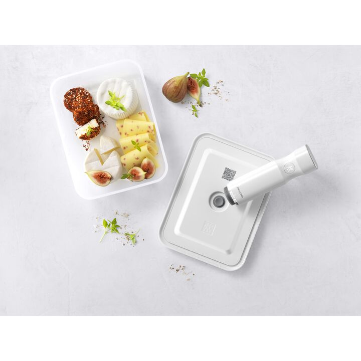 Fresh & Save, 真空保存フリッジボックス, プラスチック, 半透明 - グレー, large 4