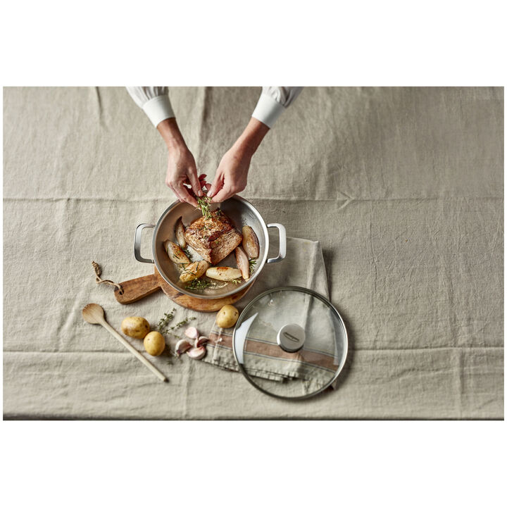 Multifunction 7, Poêle avec couvercle en verre 24 cm, large 2