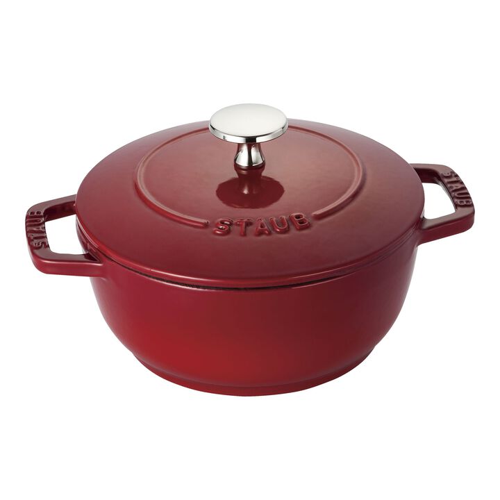 鋳物ホーロー鍋, Wa-NABE・フレンチオーブン 18 cm, 鋳鉄, large 1