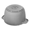 La Cocotte, 12 cm round Cast iron Rice Cocotte graphite-grey, small 6