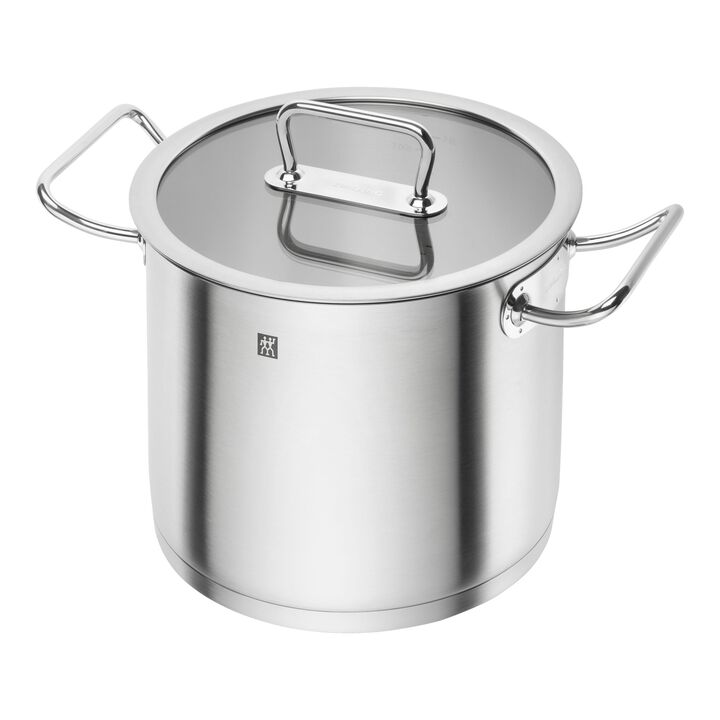 Pro, 8 l 18/10 Stainless Steel Stock pot high-sided, large 1