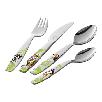 &Ccedil;ocuk &Ccedil;atal Kaşık Bı&ccedil;ak Seti | 18/10 Paslanmaz &Ccedil;elik | 4-par&ccedil;a,,large 1