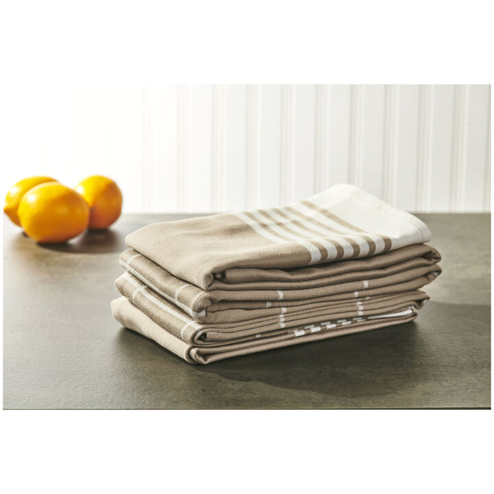 Kitchen Accessories, Kitchen Towels Set, Taupe, large 2
