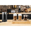 Set autour du caf&eacute;, 5-pcs. /200/400 ml/ 1.5 l, noir mat, Verre / Plastique, small 4
