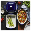 Stoneware, 4-pc, Mixed Baking Dish Set, dark blue, small 9