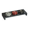 Cast Iron, Fiber Wood, Mini Dutch Oven Stand, Black Matte, small 3