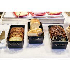 23 x 12 cm, Moule à cake, Noir mat