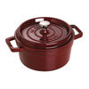 Cast Iron, 2.75 qt, Round, Dutch Oven, Grenadine, small 1