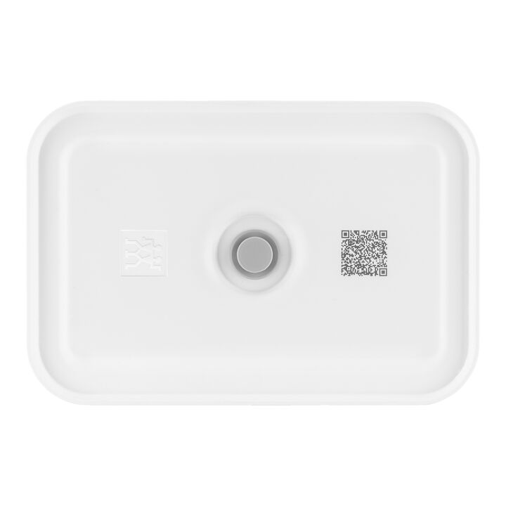 Fresh & Save, Vacuüm brooddoos set, L plat / 6-delig, Kunststof, semitransparant-Grijs, large 4