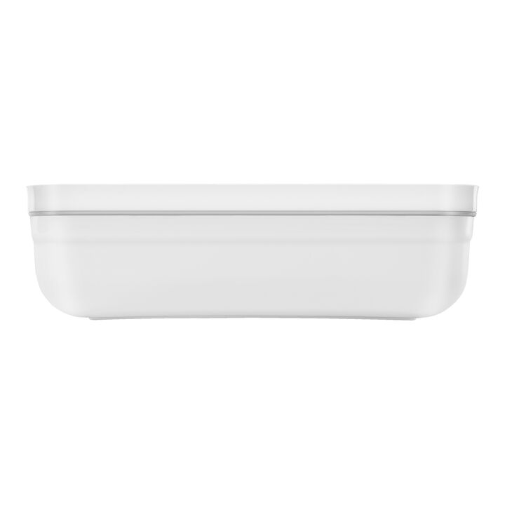 Fresh & Save, L Flat, Vacuum Lunch Box, Plastic, White-grey, large 4