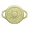 Ceramique, 6 Piece ceramic Cocotte set macaron, mixed Colours, small 12
