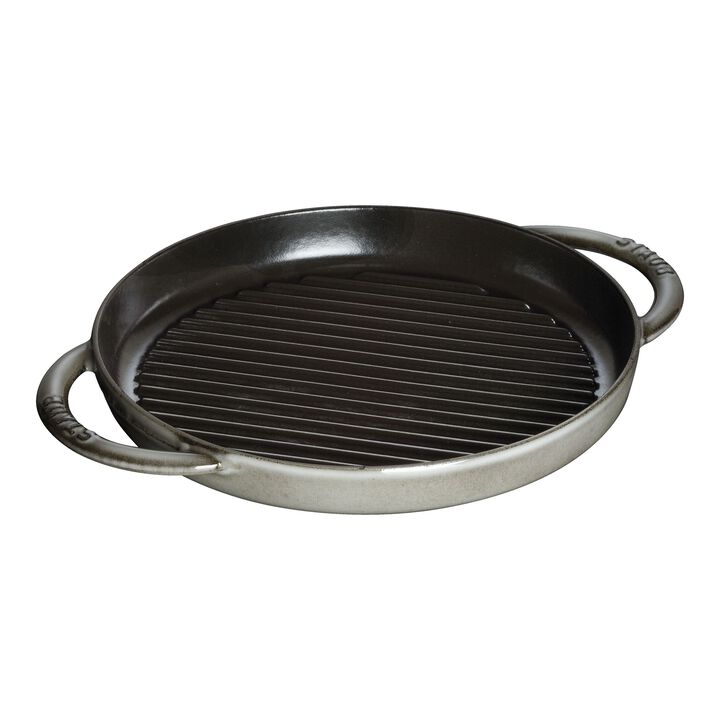 Grils, Pure Gril 26 cm, Rond(e), Gris graphite, Fonte, large 1